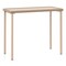 Light Brown Metal and PE Rattan Bar Table with Spacious Top and Sturdy Frame